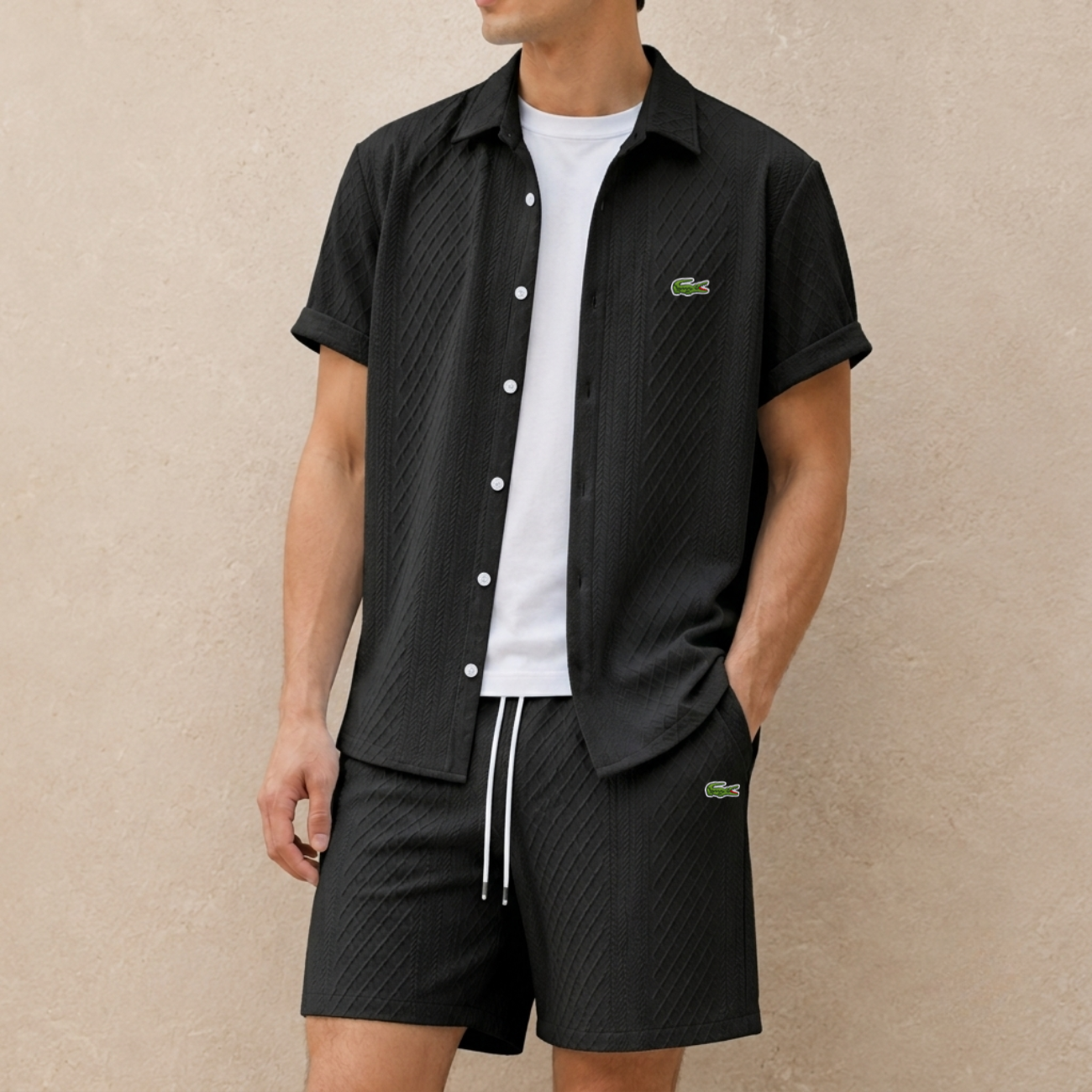 Conjunto De Verano Con Textura — PRECIO DE LIQUIDACIÓN