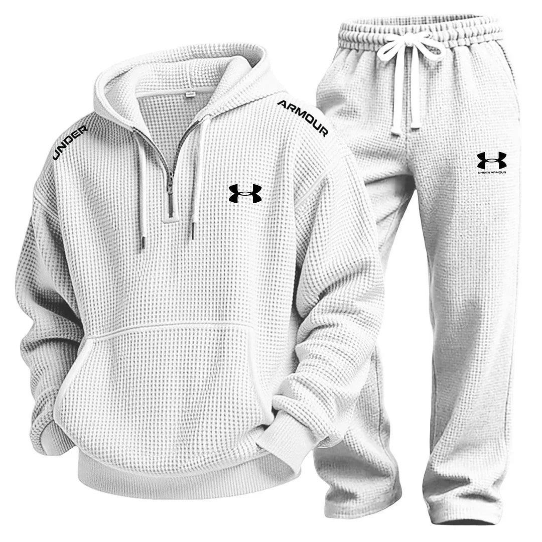 Conjunto de Sudadera con Tejido de Waffle y Joggers - Liquidación