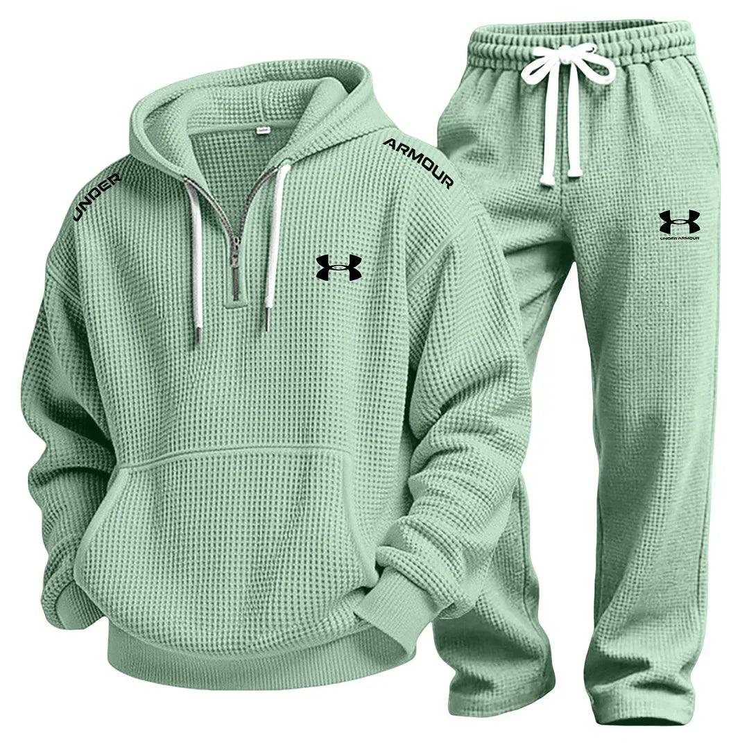Conjunto de Sudadera con Tejido de Waffle y Joggers - Liquidación