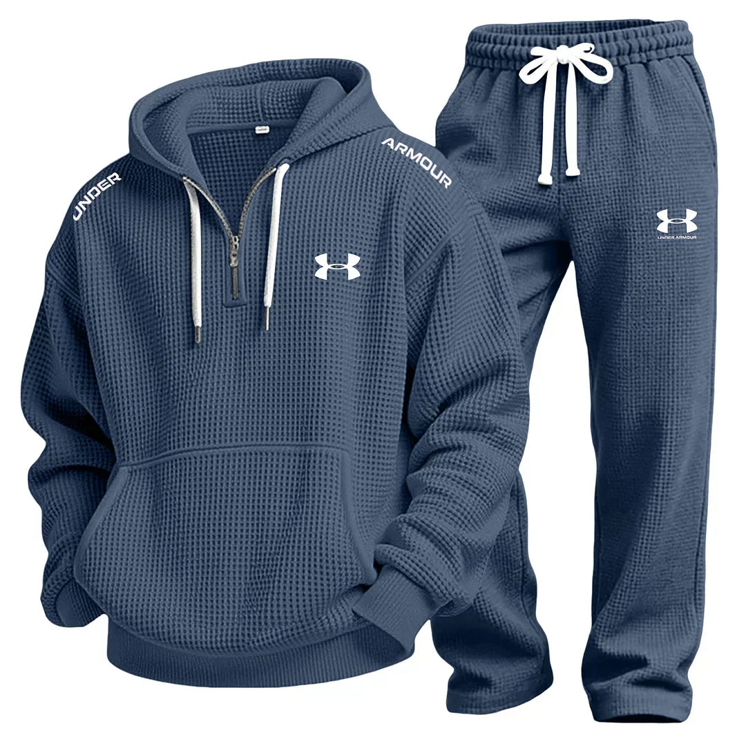 Conjunto de Sudadera con Tejido de Waffle y Joggers - Liquidación