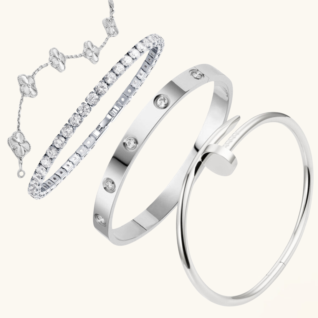 Set de Pulseras de 4 Piezas "Silvio"