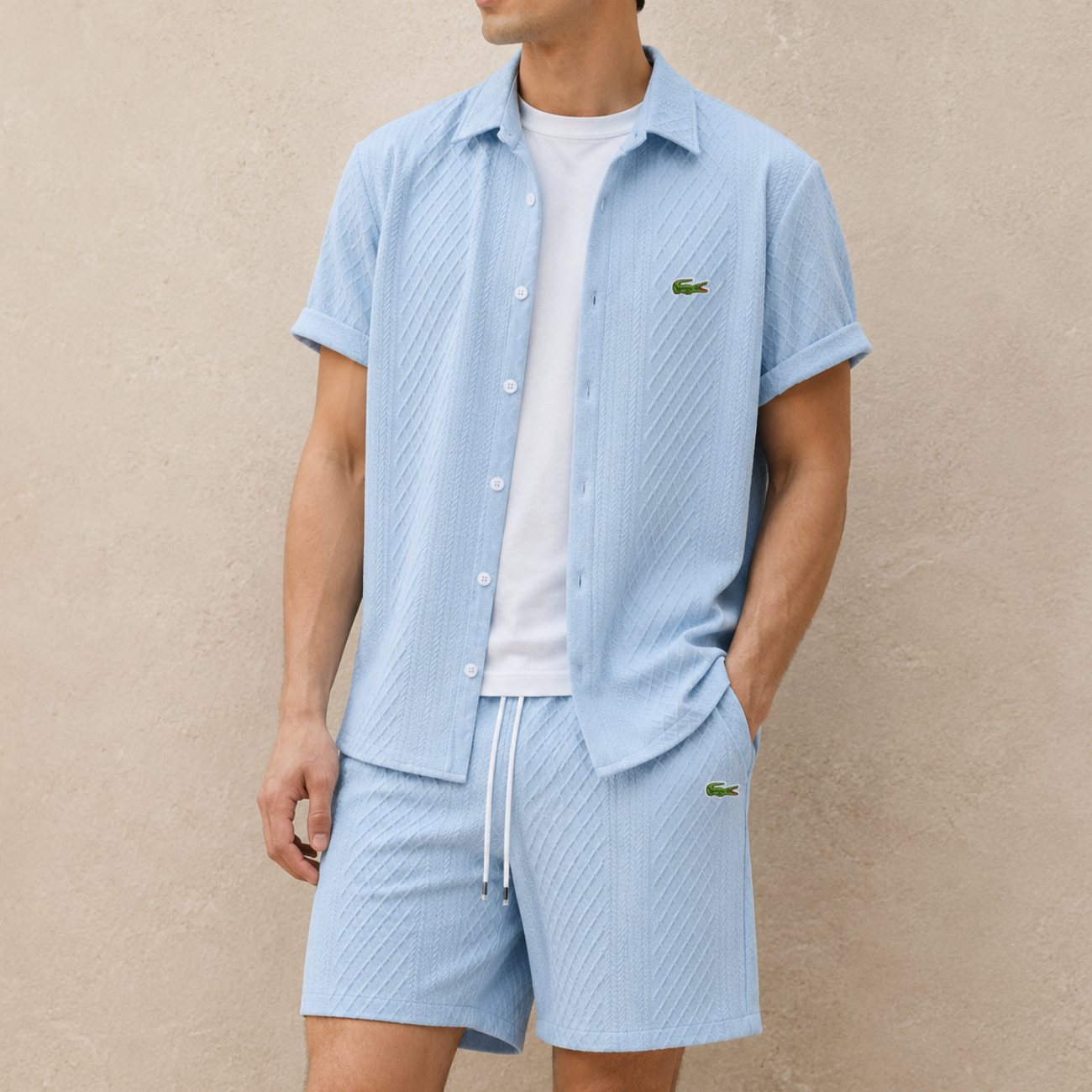 Conjunto De Verano Con Textura — PRECIO DE LIQUIDACIÓN