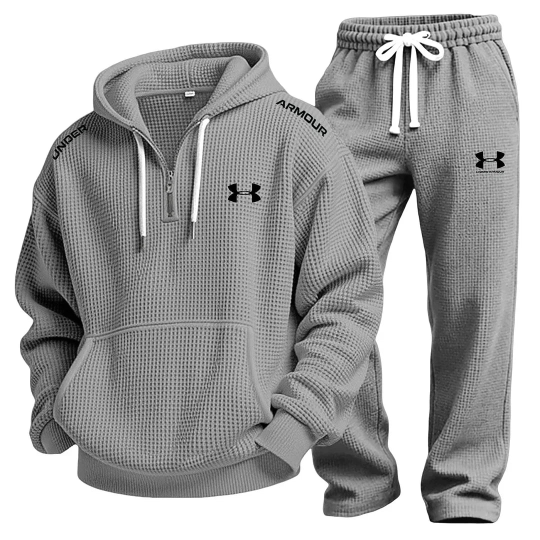 Conjunto de Sudadera con Tejido de Waffle y Joggers - Liquidación