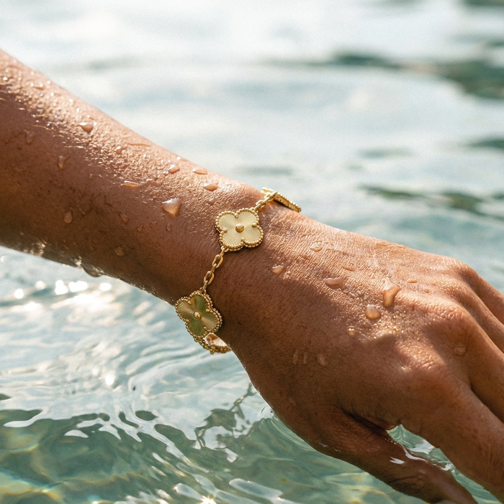 Pulsera Clover Gold