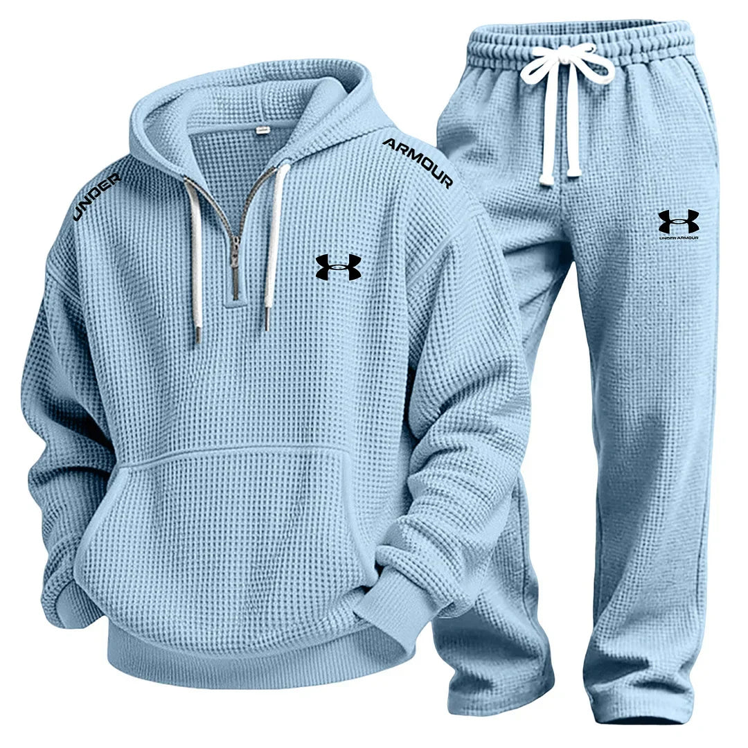 Conjunto de Sudadera con Tejido de Waffle y Joggers - Liquidación