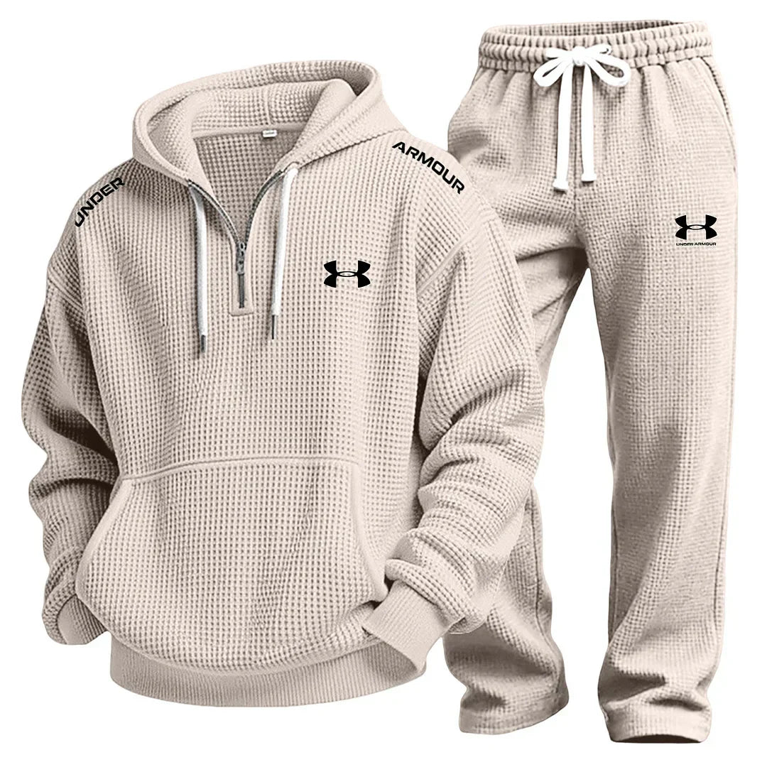 Conjunto de Sudadera con Tejido de Waffle y Joggers - Liquidación
